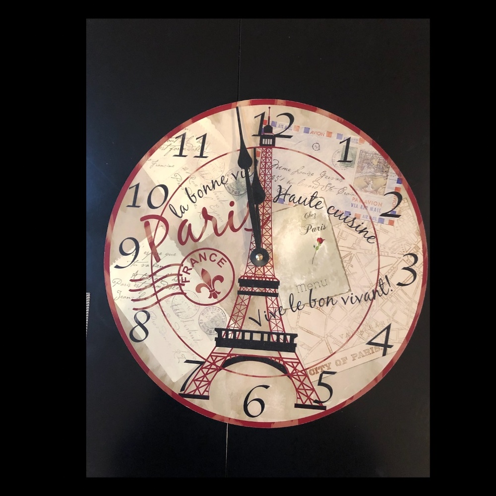 Paris wall clock